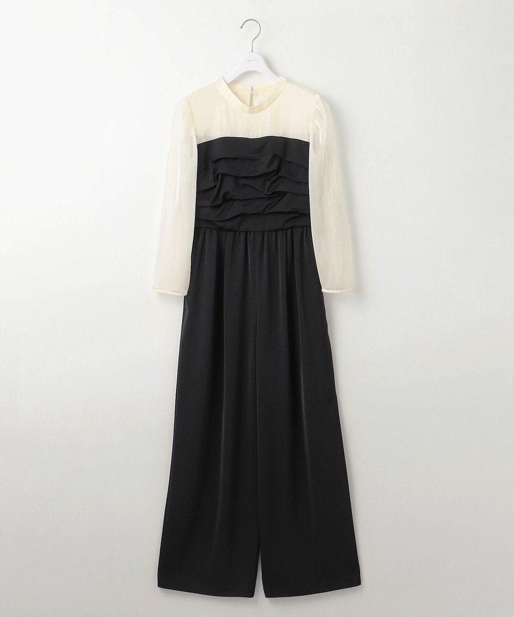 ANY SIS 【洗える】デザインタック コンビネゾン 
