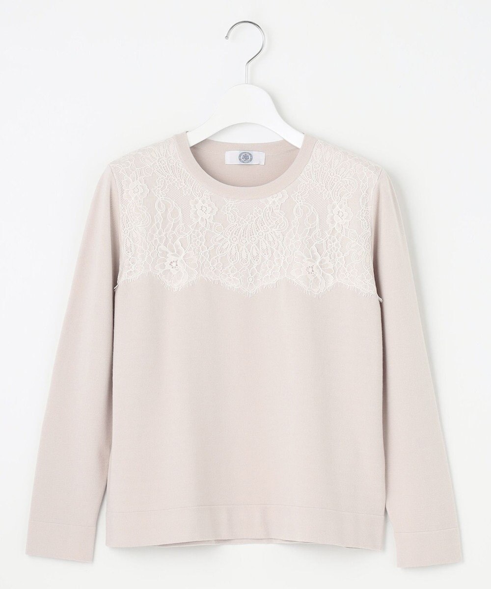 J.PRESS LADIES S 【洗える】DÉCOR レース ニット 