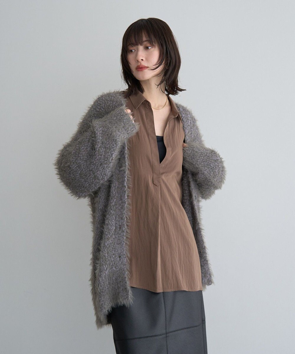 YECCA VECCA スキッパーオーバーシャツ 