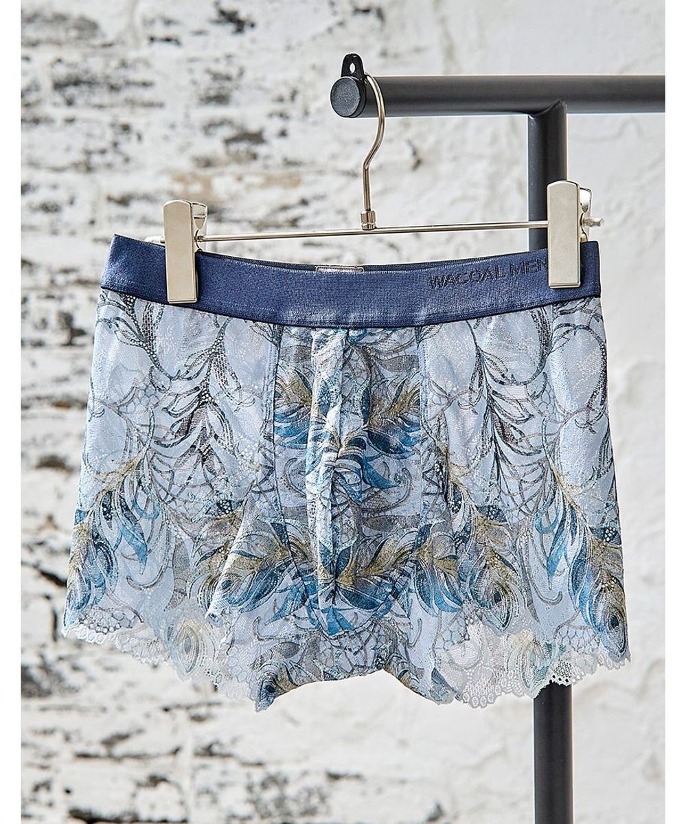 WACOAL MEN WACOAL MEN 【レースボクサー】 ボクサーパンツ フロント快適グラマラス 通気性 スカラ始末(裾部分) 前閉じ レース 下着 メンズ WT3826 /ワコールメン 