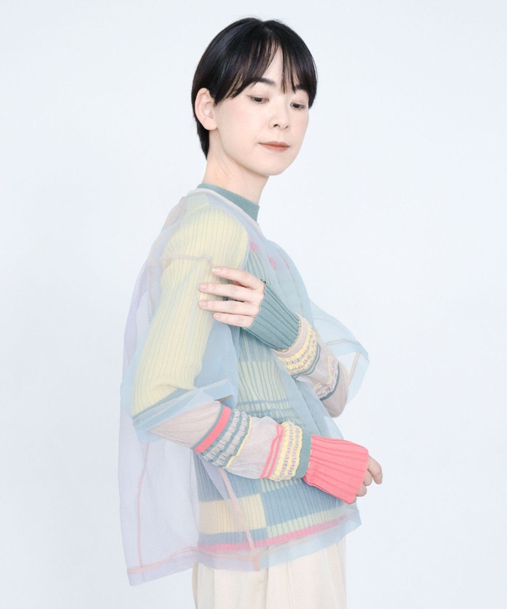 COQ SHEER ORGANZA T シアーTシャツ 