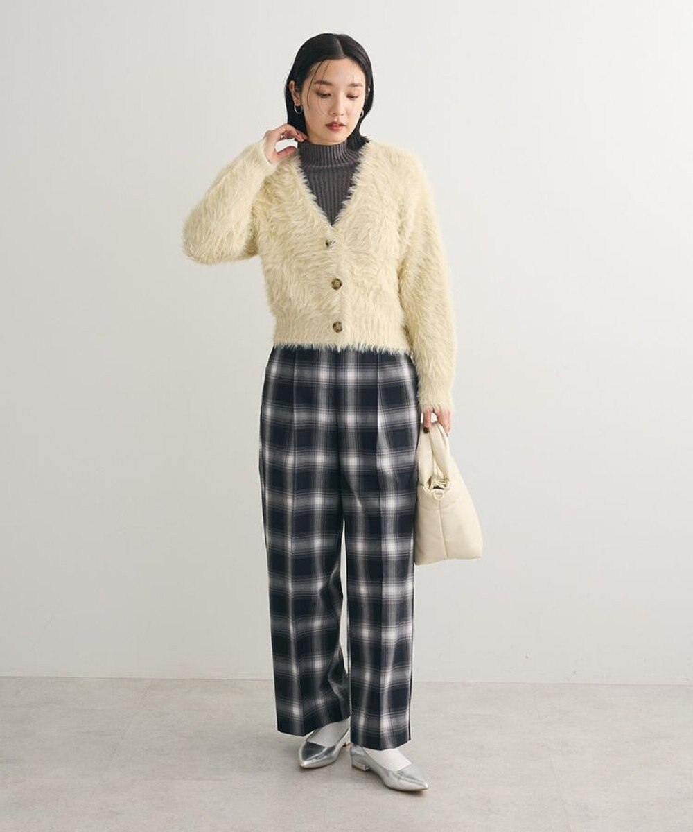 Green Parks ・Ｐｅｔｉｔ　Ｆｌｅｕｒ　シャギーニットカーディガン 