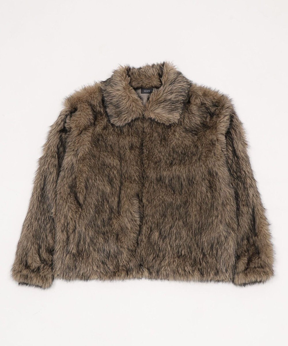 WEGO フェイクファーZIPブルゾン 