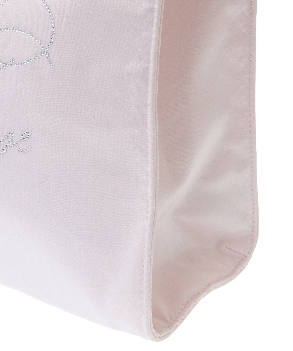 Maison de FLEUR チュールハンドルラインストーントートバッグ 