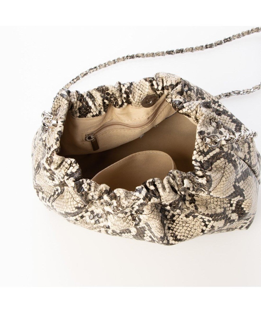 UNBILLION カシュカシュ cachecache / 口元ギャザーチェーンショルダー 