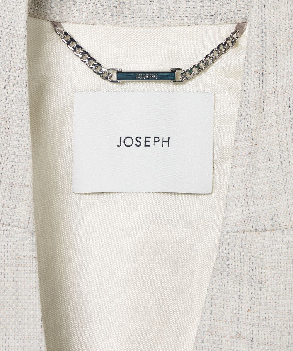 JOSEPH テクスチャードコットンリネン　ジャケット 
