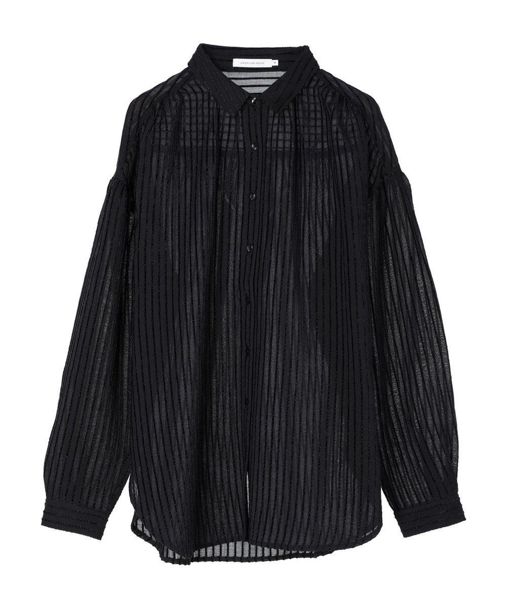 AMERICAN HOLIC ドビーストライプシャツ 