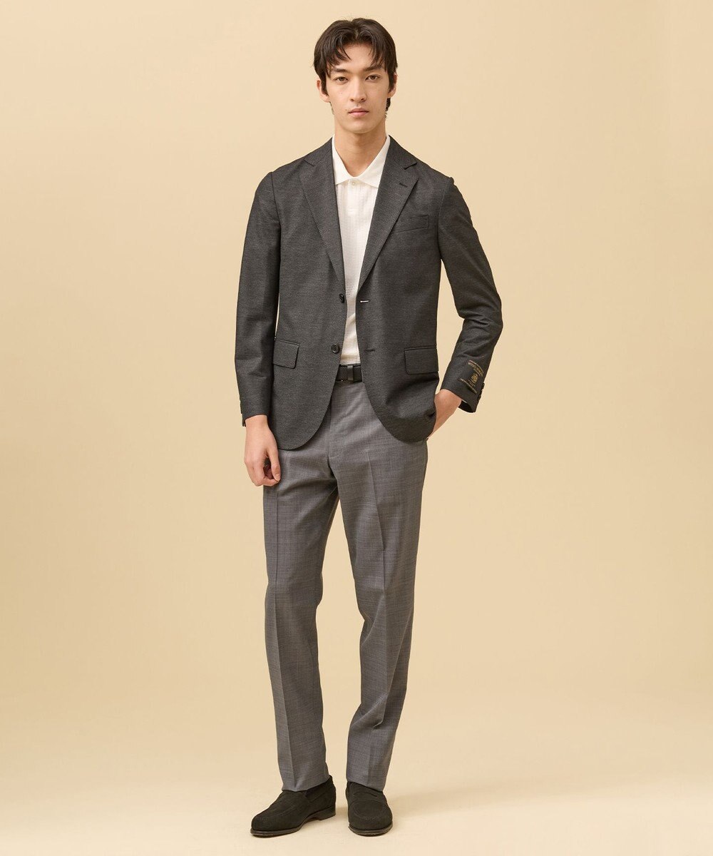 J.PRESS MEN ジャケットインの最適解【接触冷感 / 吸水速乾】【J.PRESS PREMIUM JERSEY】スキッパー ポロシャツ 