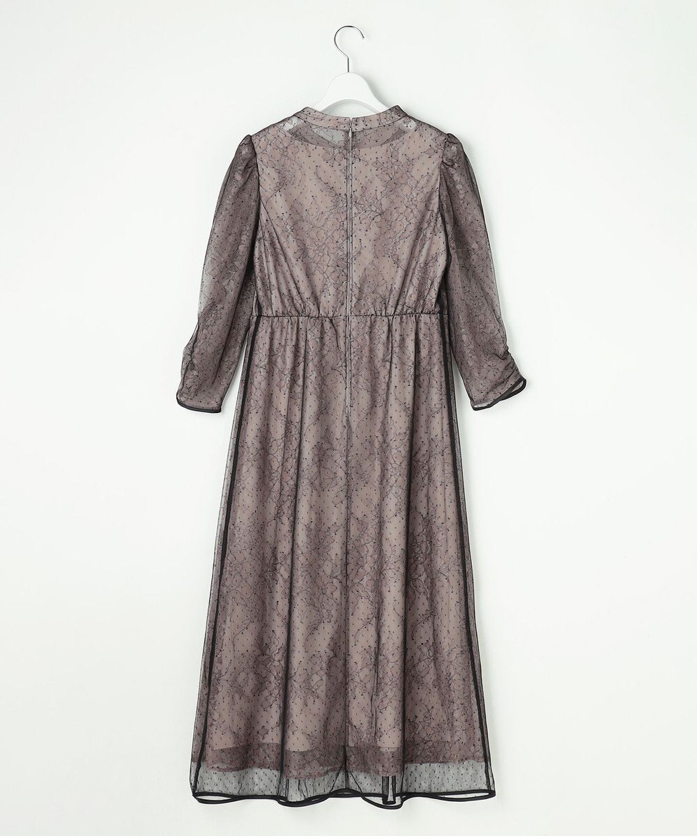 ANY SIS 【Lily Calin】バイカラードットチュール ドレス 