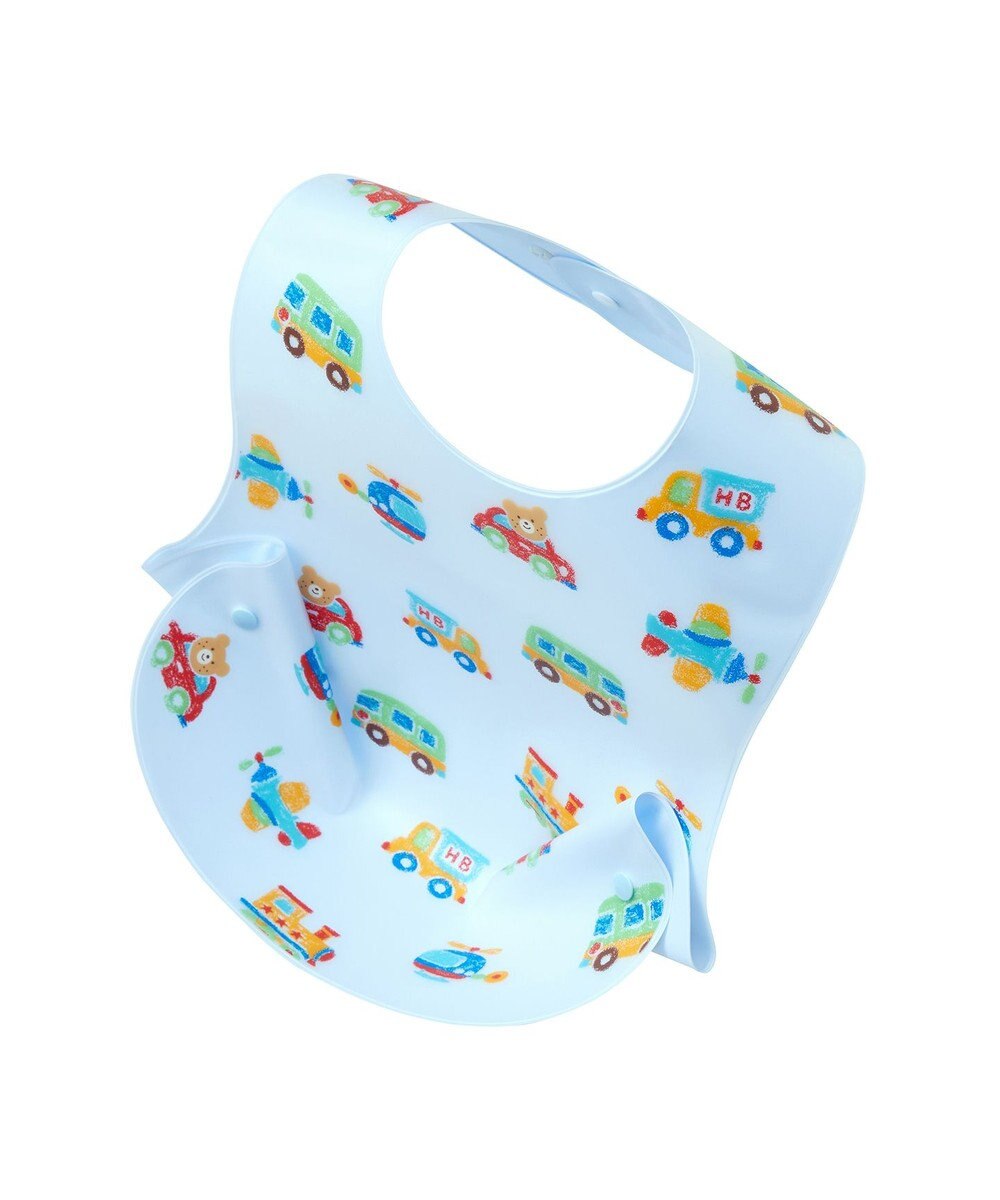 MIKI HOUSE HOT BISCUITS 総柄 お食事スタイ 