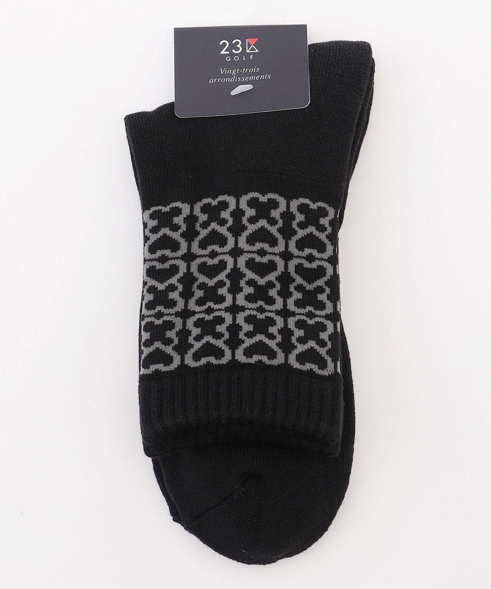 23区GOLF 【MEN】モノグラムレギュラーソックス 18cm 