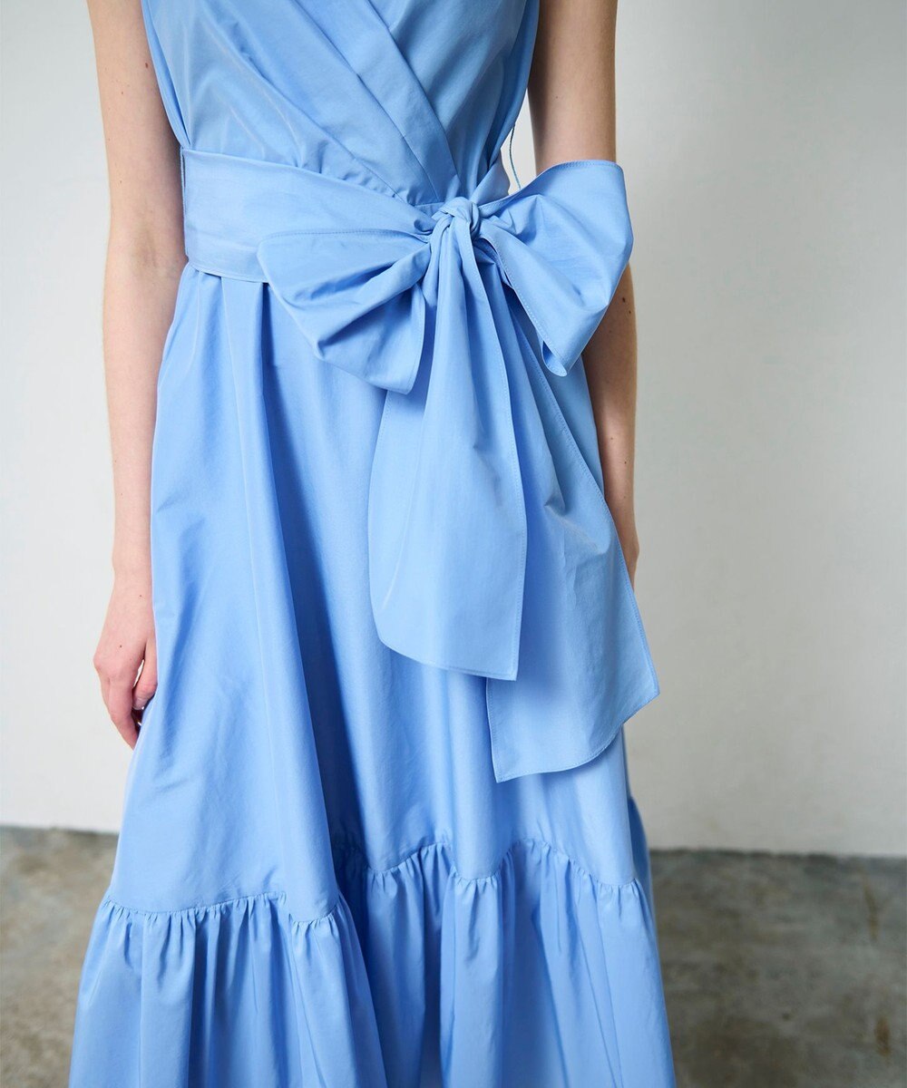 GRACE CONTINENTAL ライトタフタドレス 