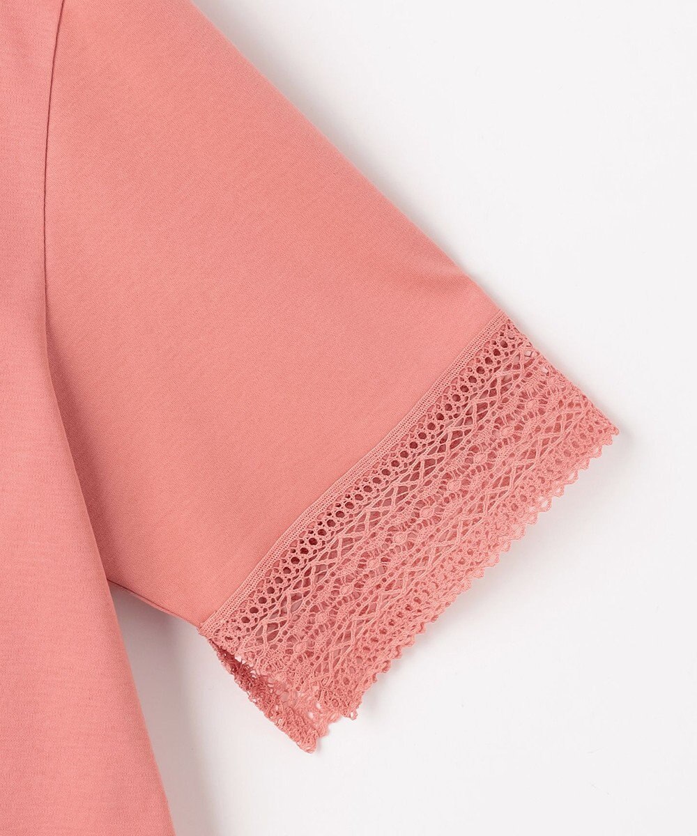 J.PRESS LADIES 【一枚で着映え】コットンスムース レース カットソー 