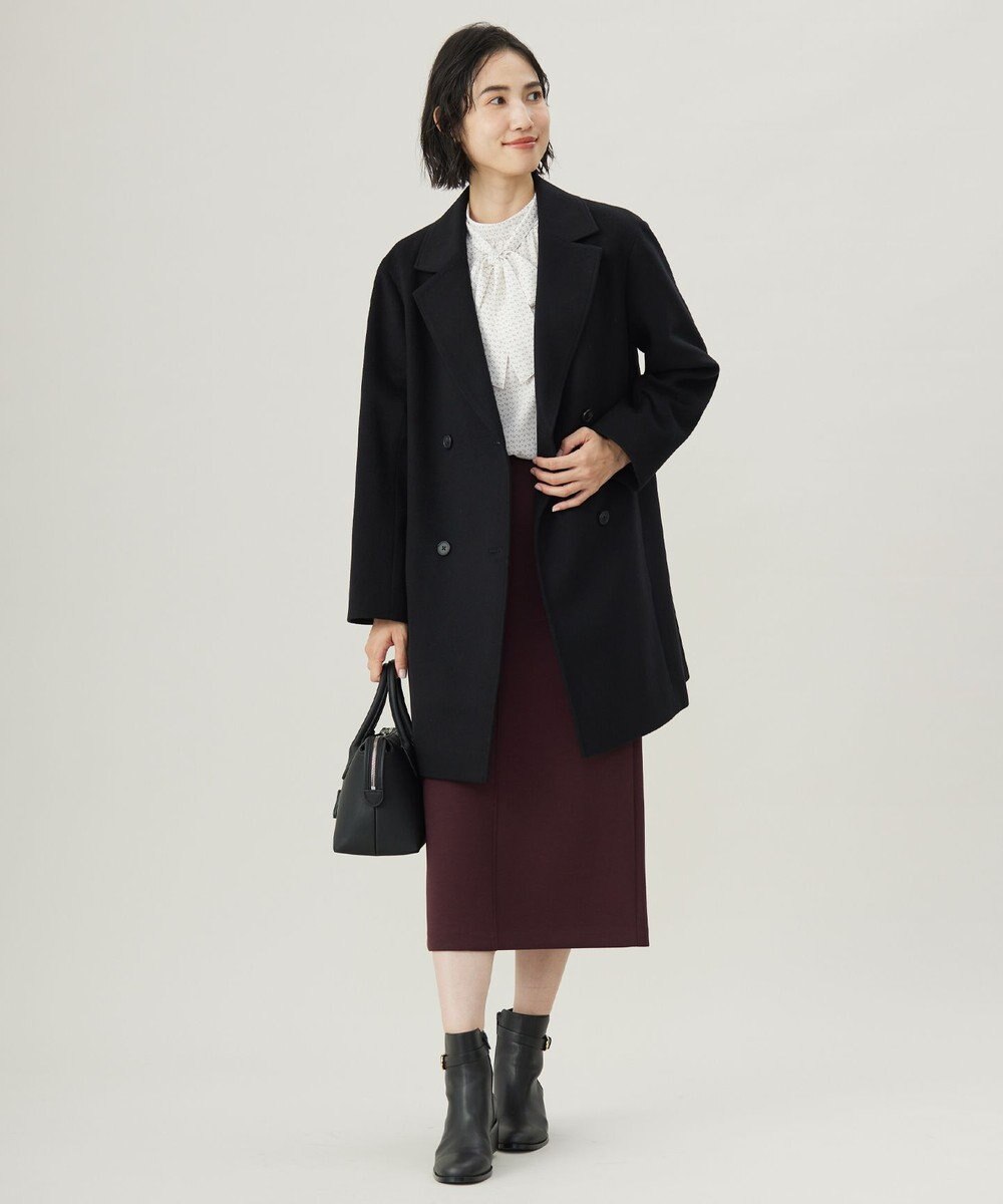 J.PRESS LADIES L 【WEB限定カラーあり・洗える】ダンボール ナロー スカート 