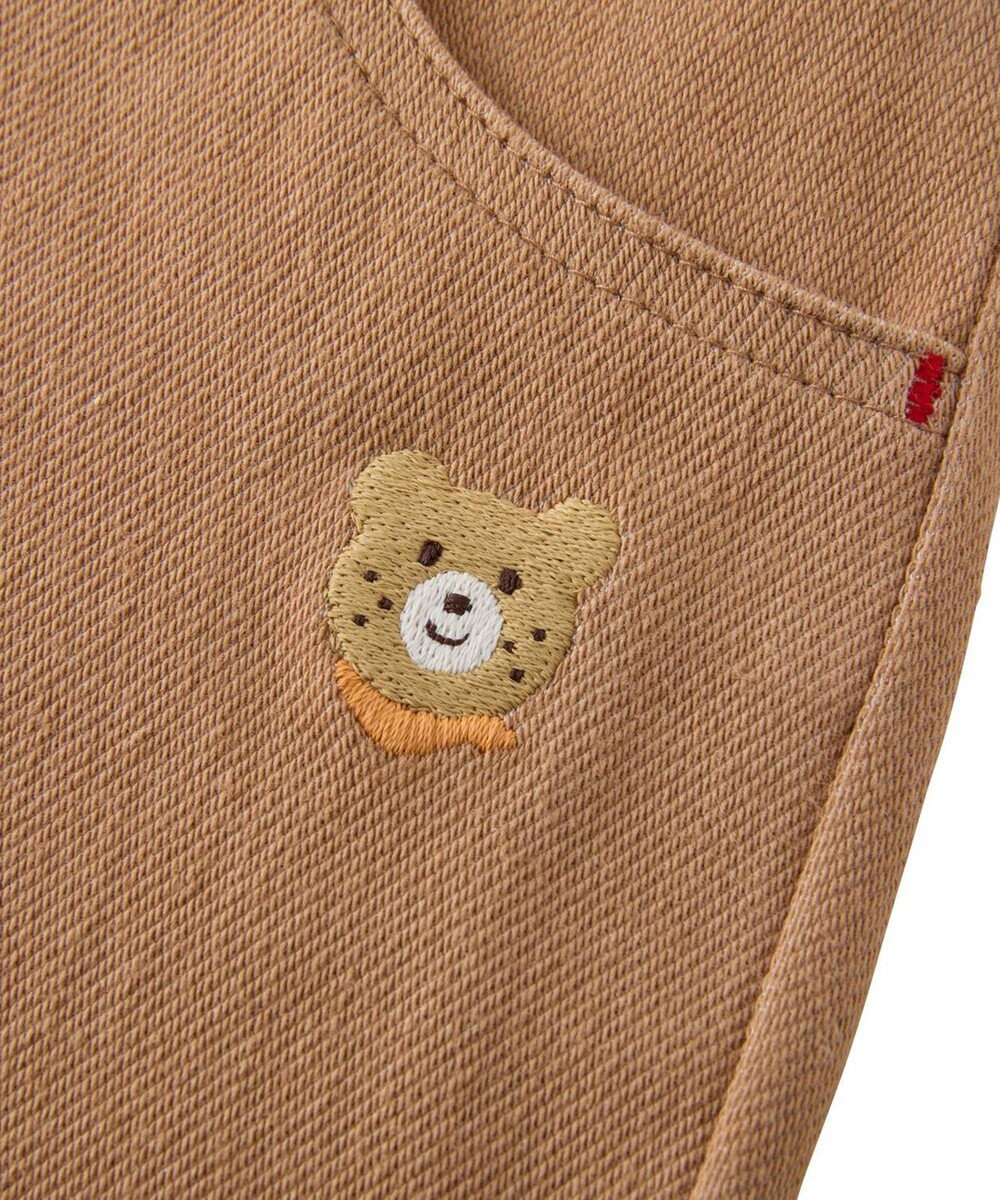 MIKI HOUSE HOT BISCUITS 【80-120cm】【Everyday Series】ワンポイント ストレッチ6分丈パンツ 