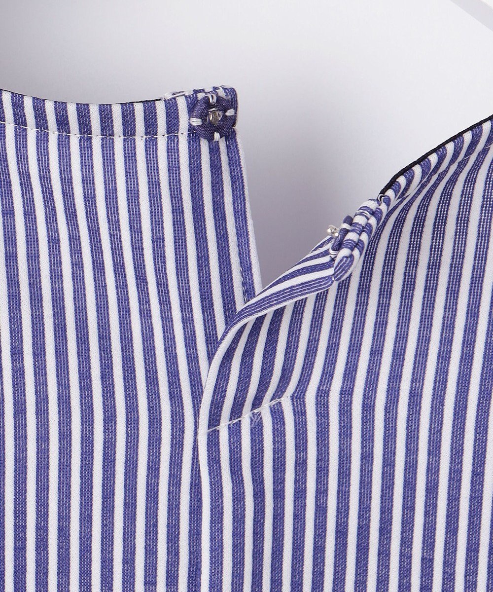 J.PRESS LADIES S 【WEB限定カラーあり】ストライプジャカード フロントタック カットソー 