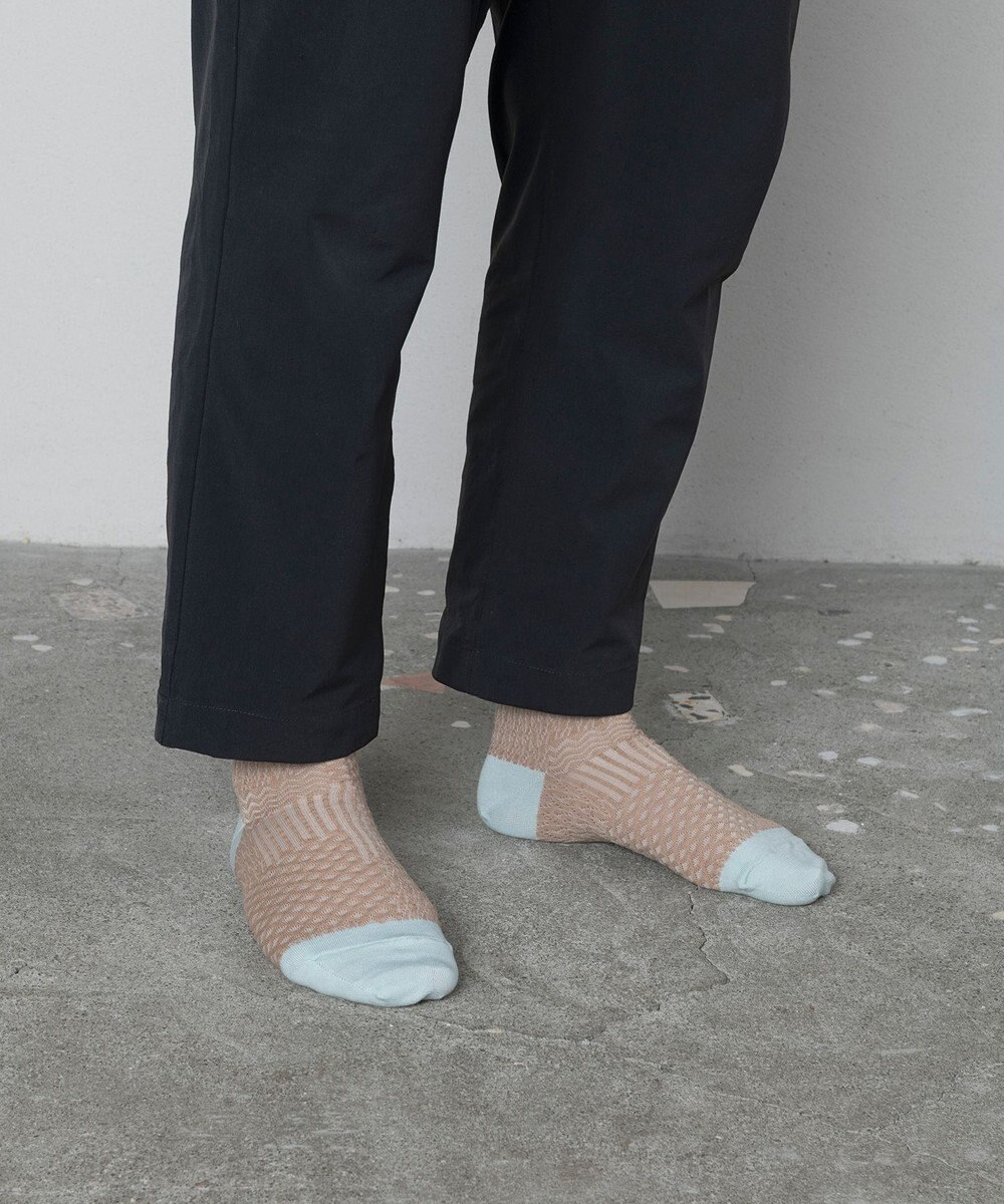 TRICOTE バンピーパッチワークソックス 