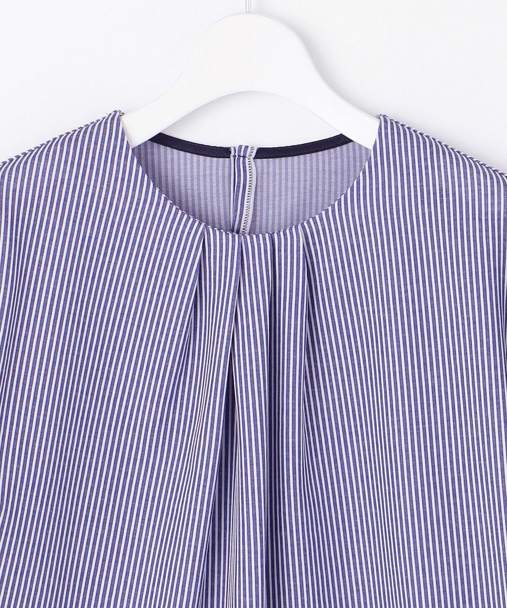 J.PRESS LADIES S 【WEB限定カラーあり】ストライプジャカード フロントタック カットソー 