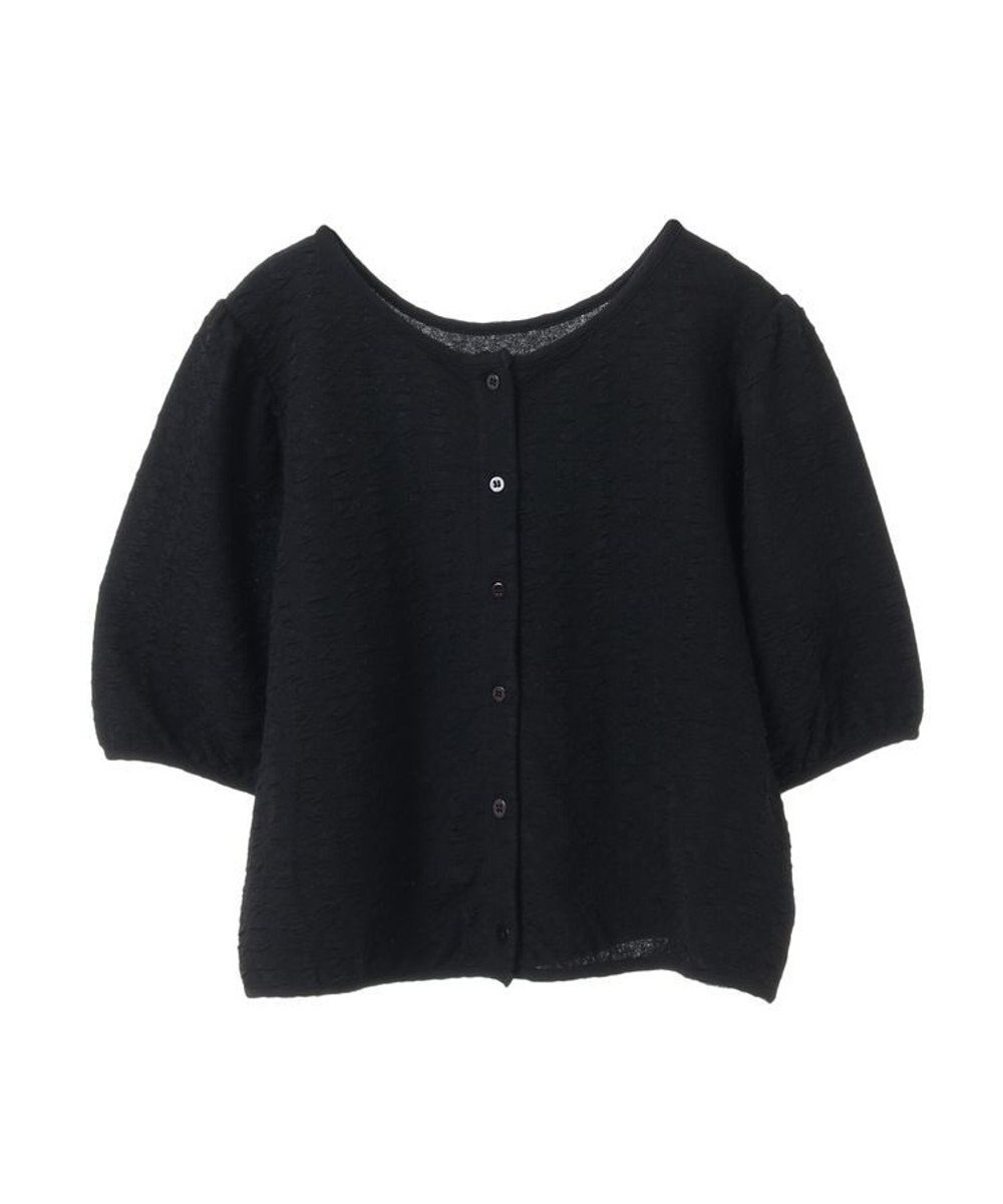 earth music&ecology 前後２ｗａｙパフスリーブカーディガン 