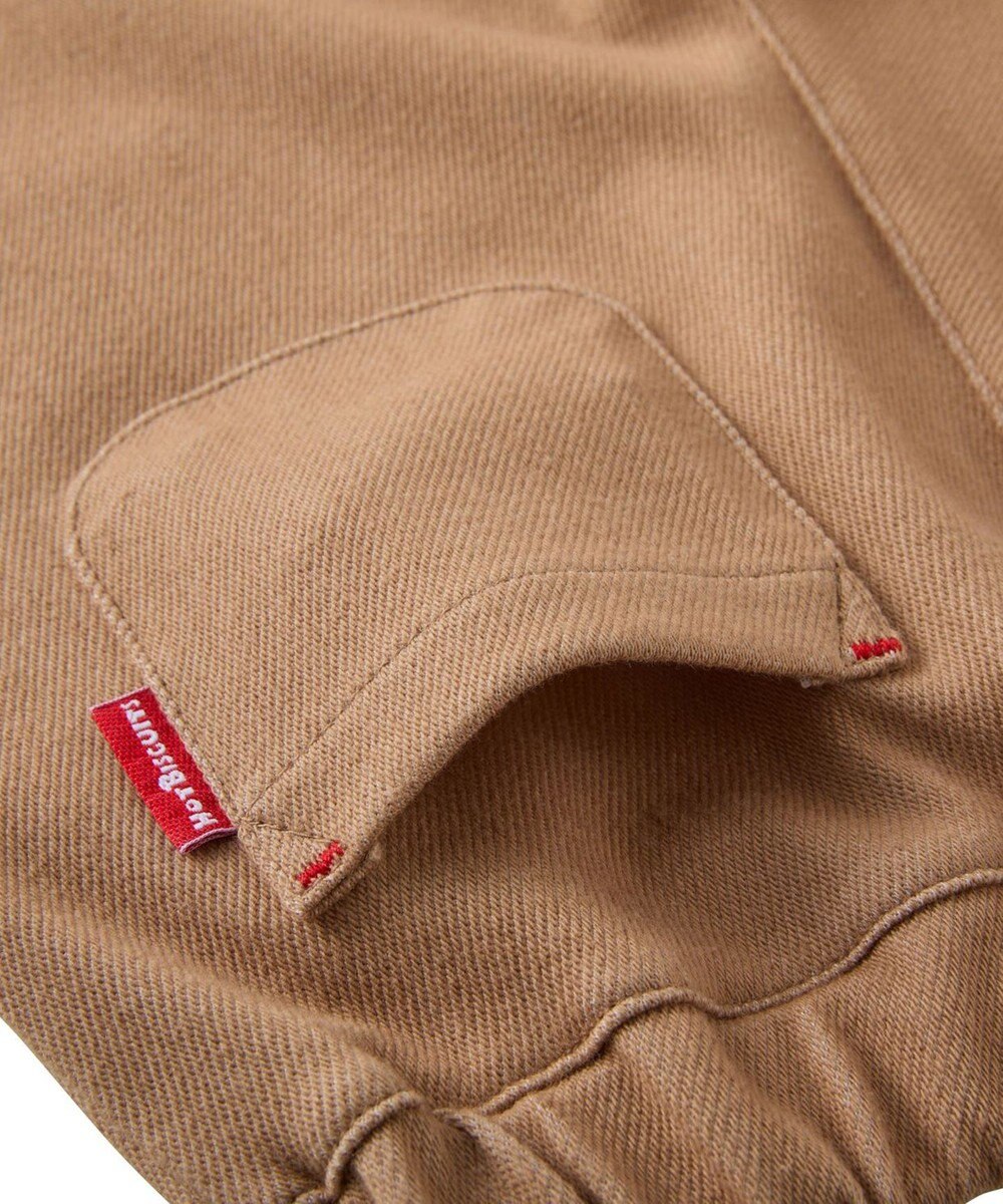 MIKI HOUSE HOT BISCUITS 【80-120cm】【Everyday Series】ワンポイント ストレッチ6分丈パンツ 