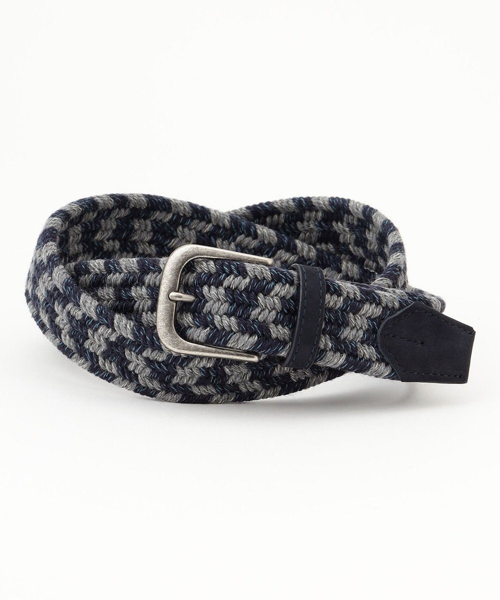 JOSEPH ABBOUD ウールメランジメッシュ ベルト 