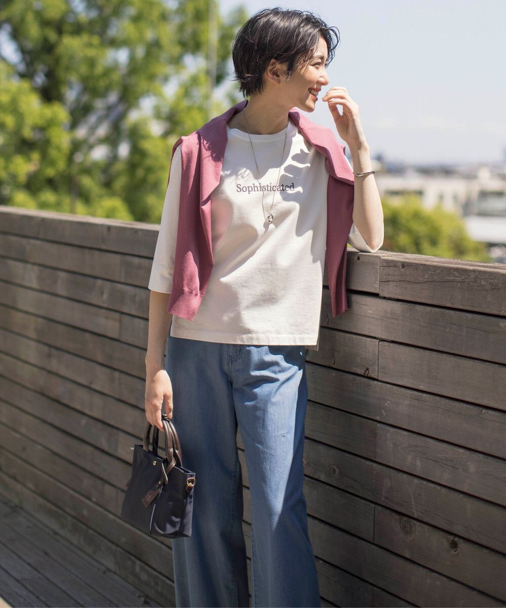 J.PRESS LADIES ビジューリング ネックレス 