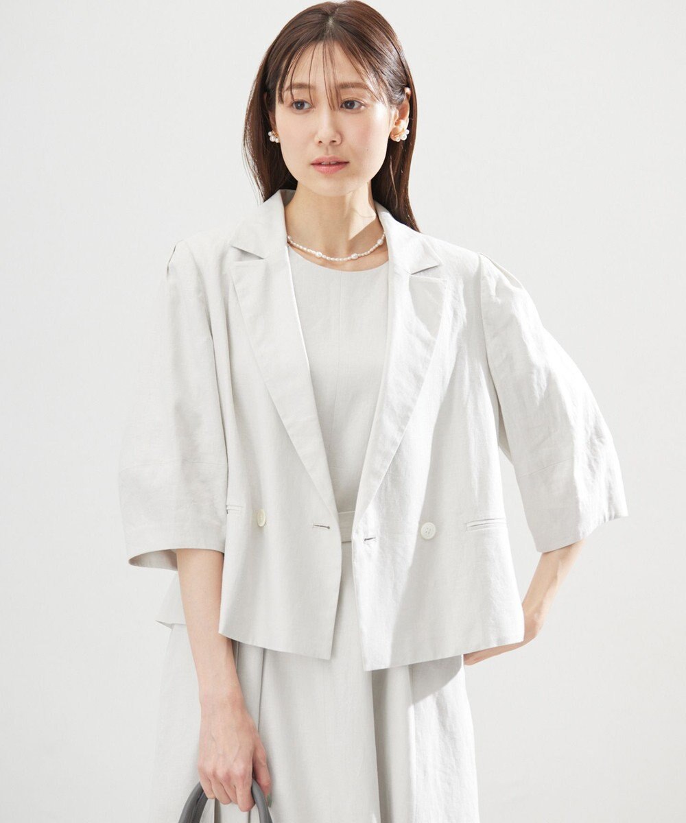 組曲 L リネンレーヨン ジャケット 