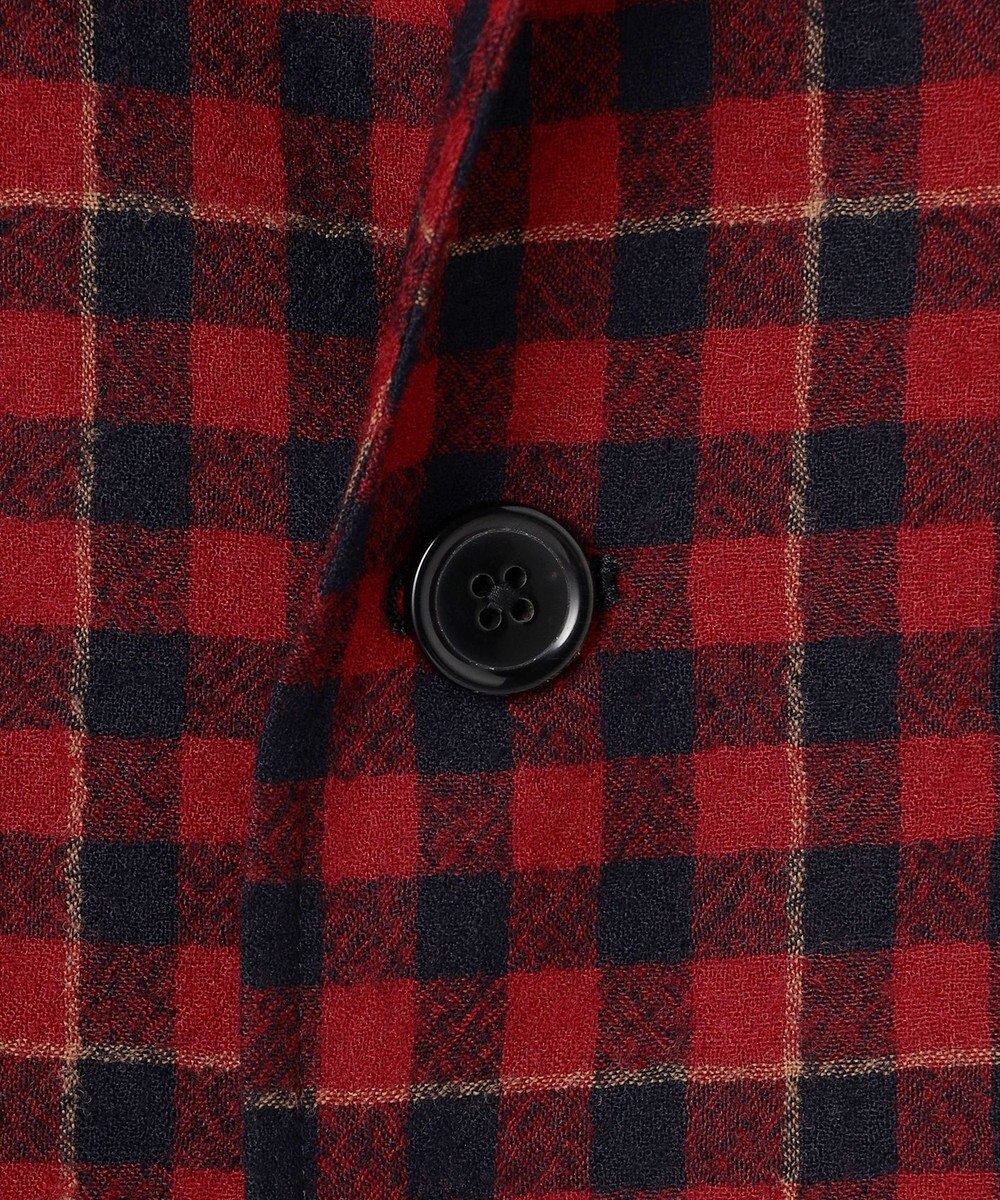 J.PRESS MEN 【J.PRESS ORIGINALS】Wool Nylon Refine Tartan Check 3B Sack Jacket / Japan Made 