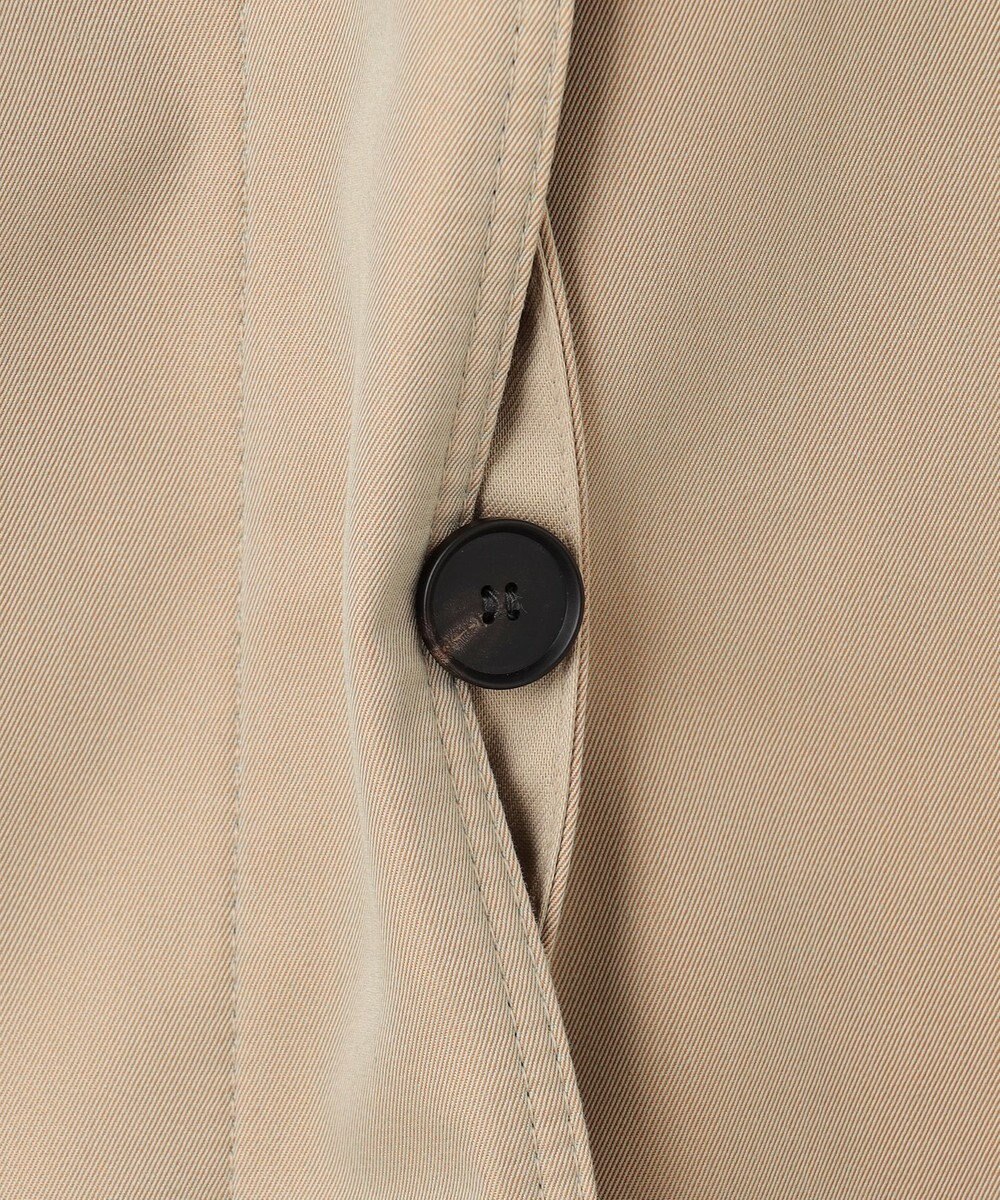 ICB 【撥水加工】ＴＣシャンブレーツイル ステンカラーコート 