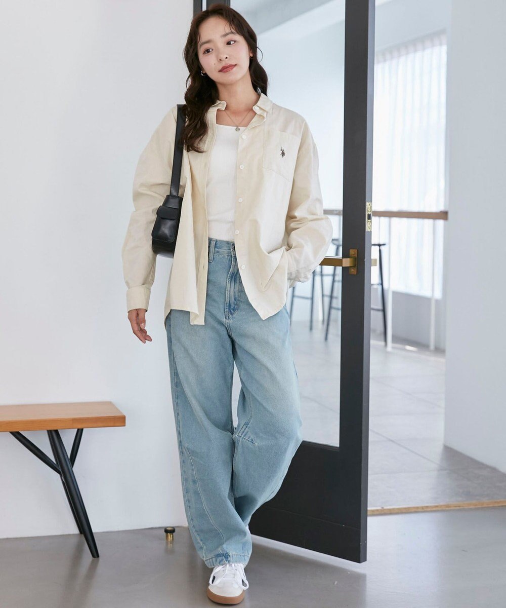 WEGO 【25年秋新色登場★】U.S. POLO ASSN.別注ロングスリーブシャツ 