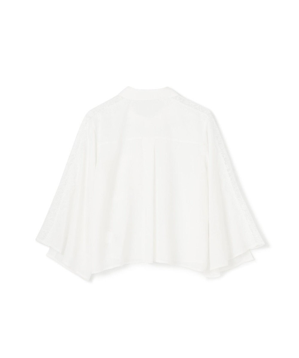 GRACE CONTINENTAL シアーポンチョシャツ 