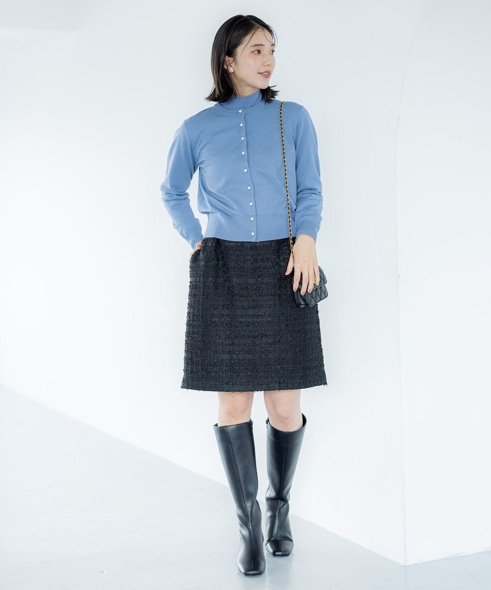 組曲 ホールガーメント ハイネックニット 