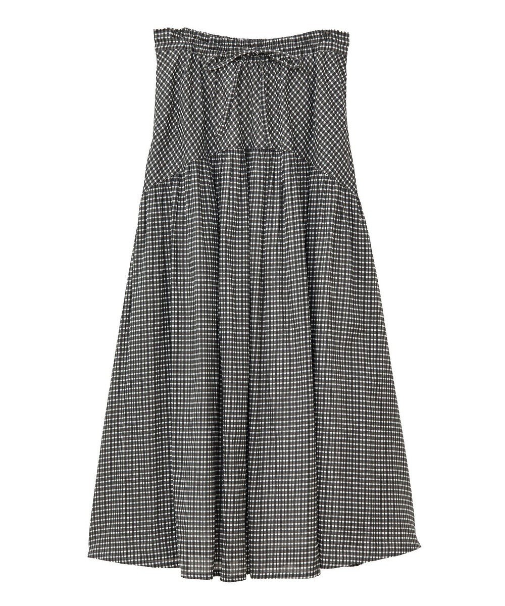 Green Parks Ｉ　ラウンド切替柄ギャザーボイルスカート 