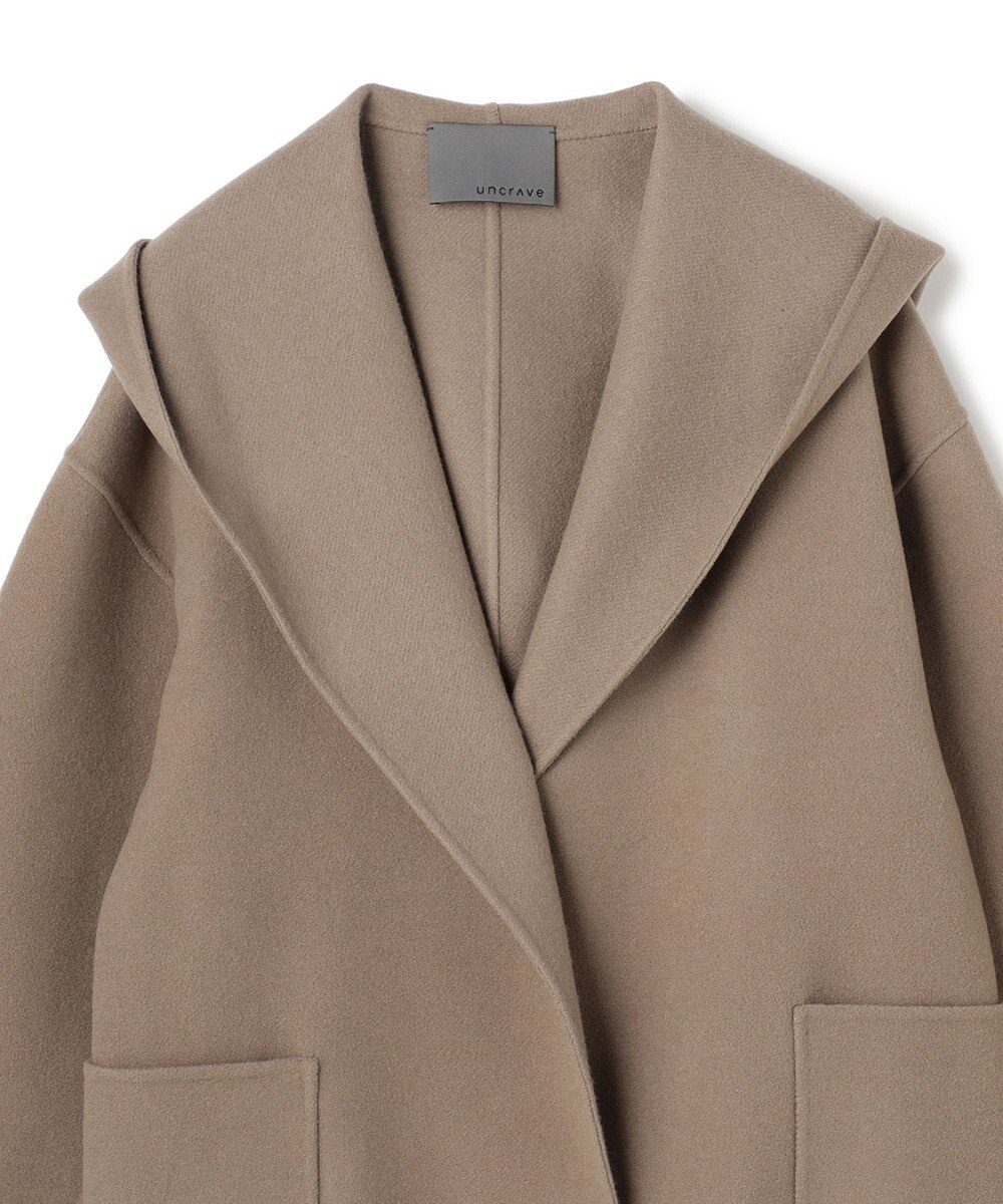 uncrave メルトンリバー フーデットコート 