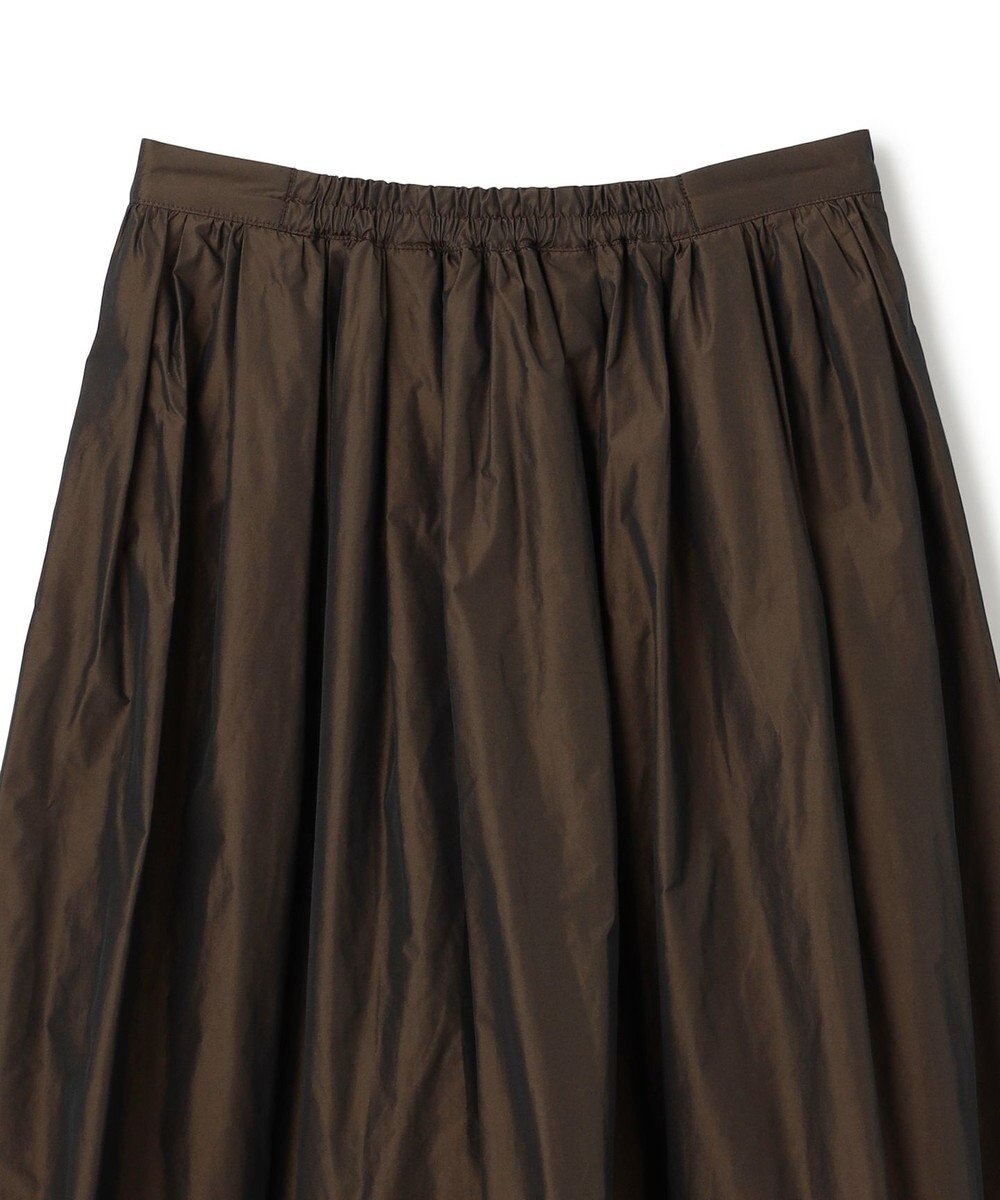 uncrave メモリータフタ フレアスカート 