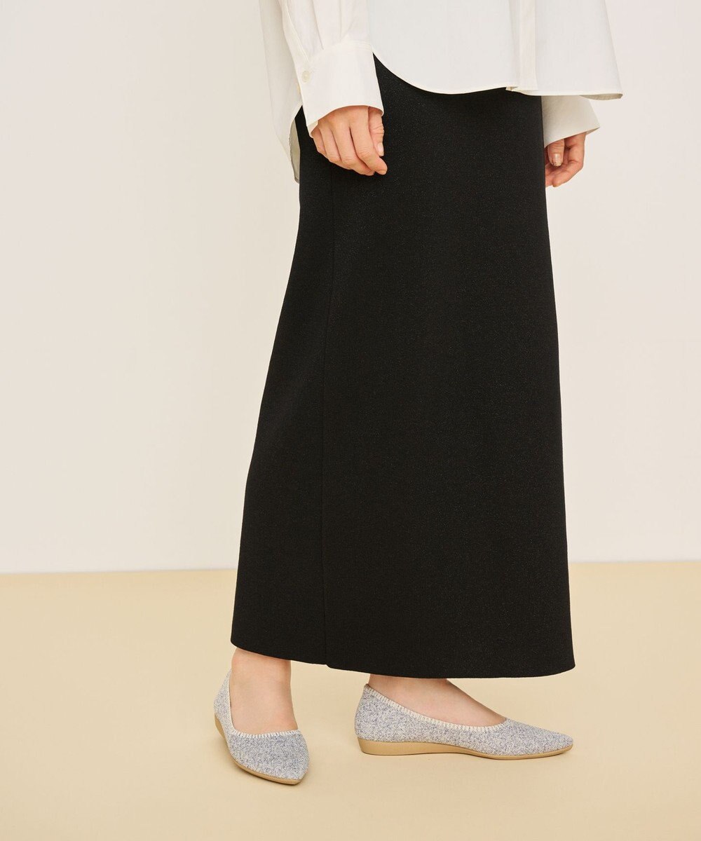 steppi 【洗える/撥水】ミックス調 ポインテッド パンプス 