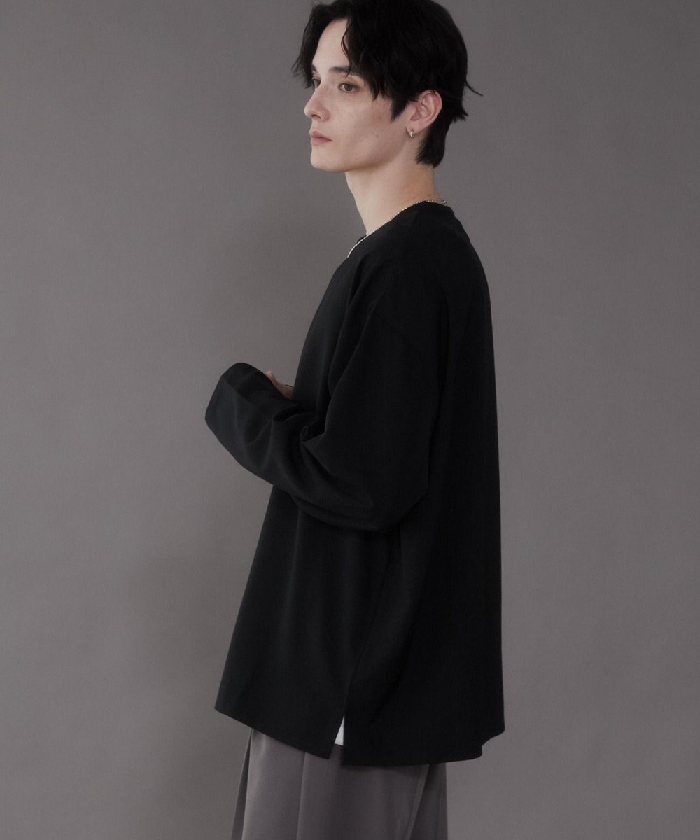 WEGO 【セットアイテム/軽量/シワにならない】ドライポリアンサンブルプルオーバーシャツ（LS） 