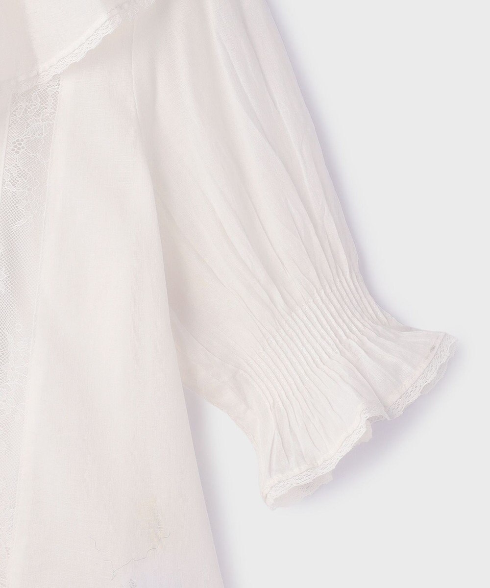 GRACE CONTINENTAL コットンフリルカラーブラウス 