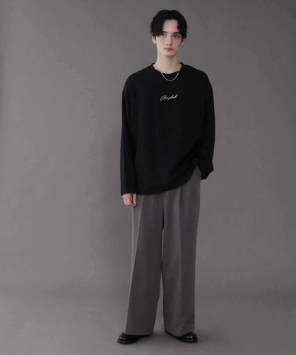 WEGO 【セットアイテム/軽量/シワにならない】ドライポリアンサンブルプルオーバーシャツ（LS） 