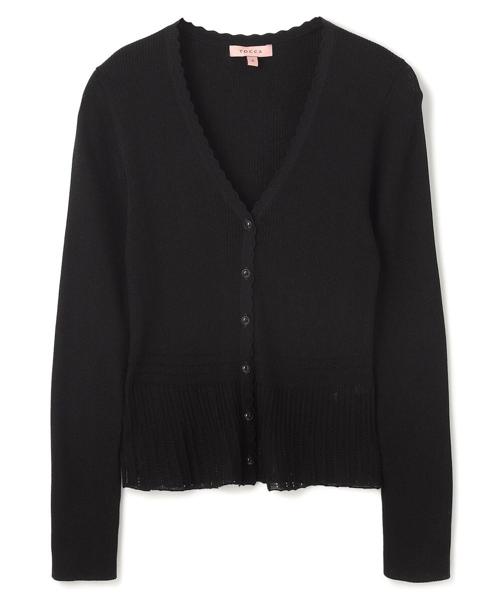 TOCCA EYELET AJISAI CARDIGAN カーディガン 