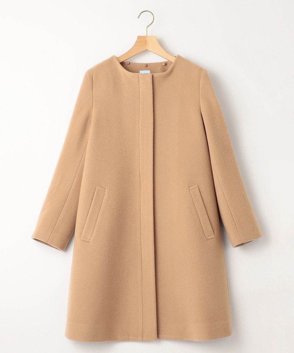 組曲 L 【2WAY・WEB限定】ショートビーバー フーディーコート 