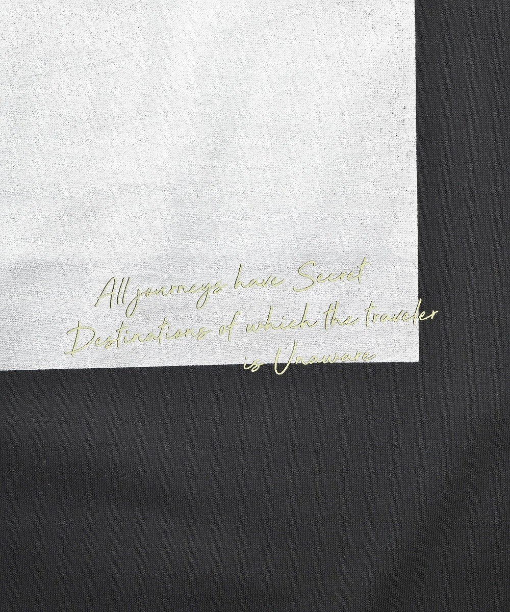 AMERICAN HOLIC ボックス箔プリントロングTシャツ 