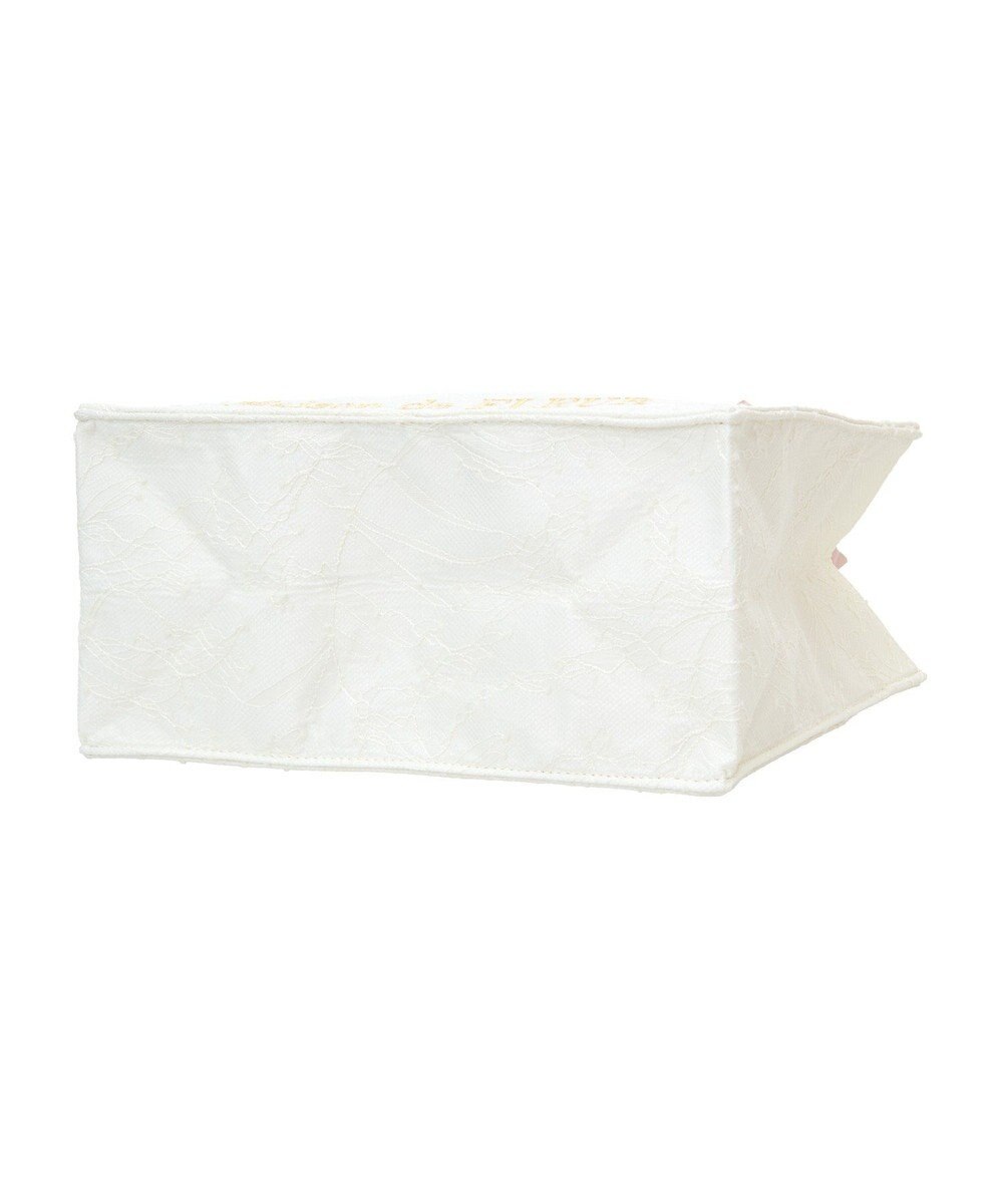 Maison de FLEUR EC限定レースフリルハンドルスクエアトートSバッグ 