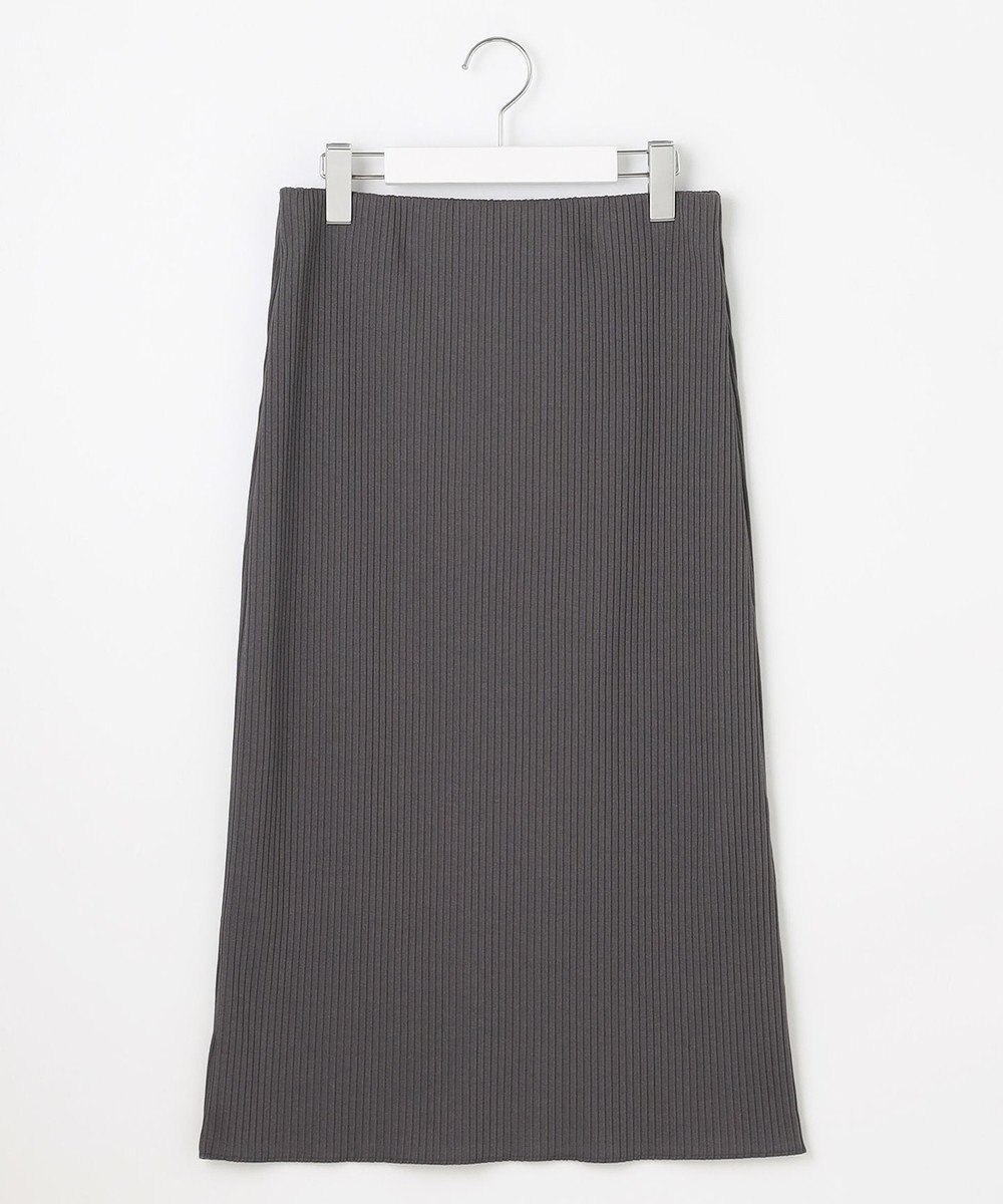 J.PRESS LADIES 【洗える】リブ ナロー スカート 