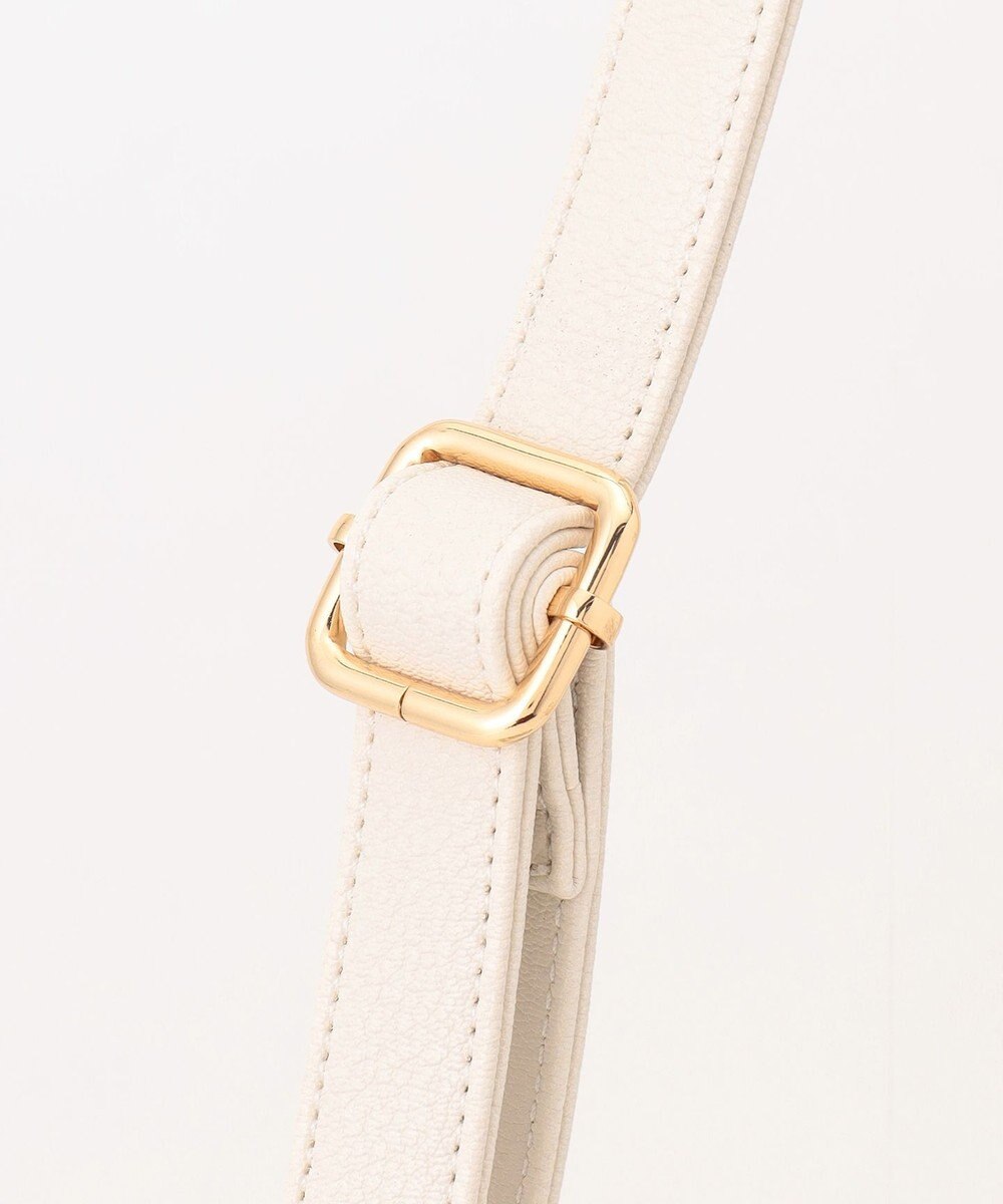 ANY SIS 【2WAY】ベルトバックルラウンドミディトート バッグ 