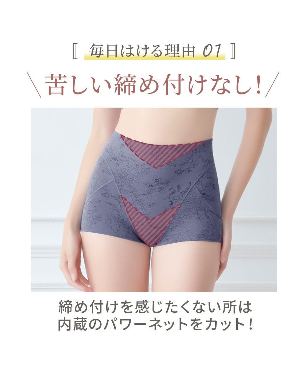 BRADELIS New York 【Yukine inc. 】ゆきねえ365綿混モアらくすっぽりショーツ23 