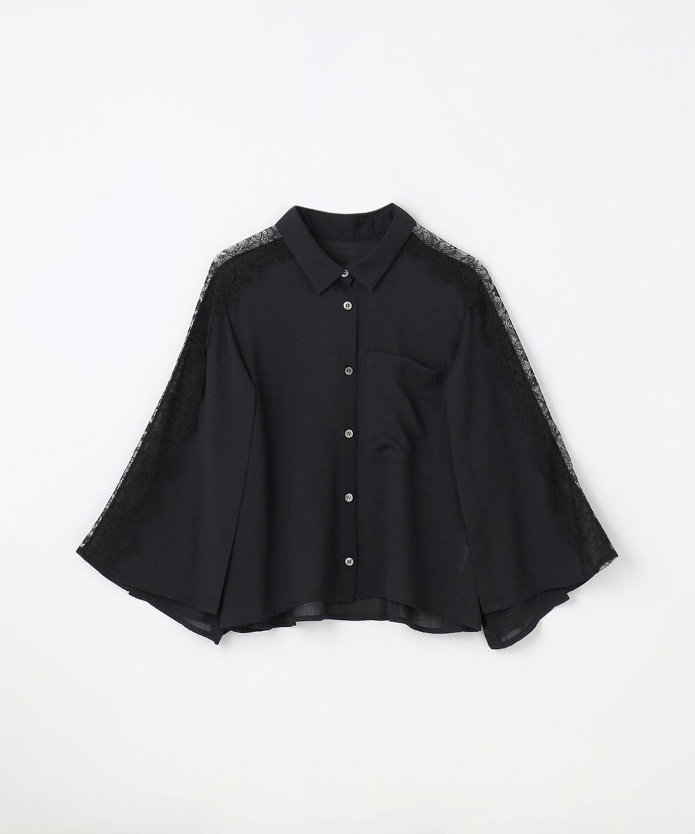 GRACE CONTINENTAL シアーポンチョシャツ 