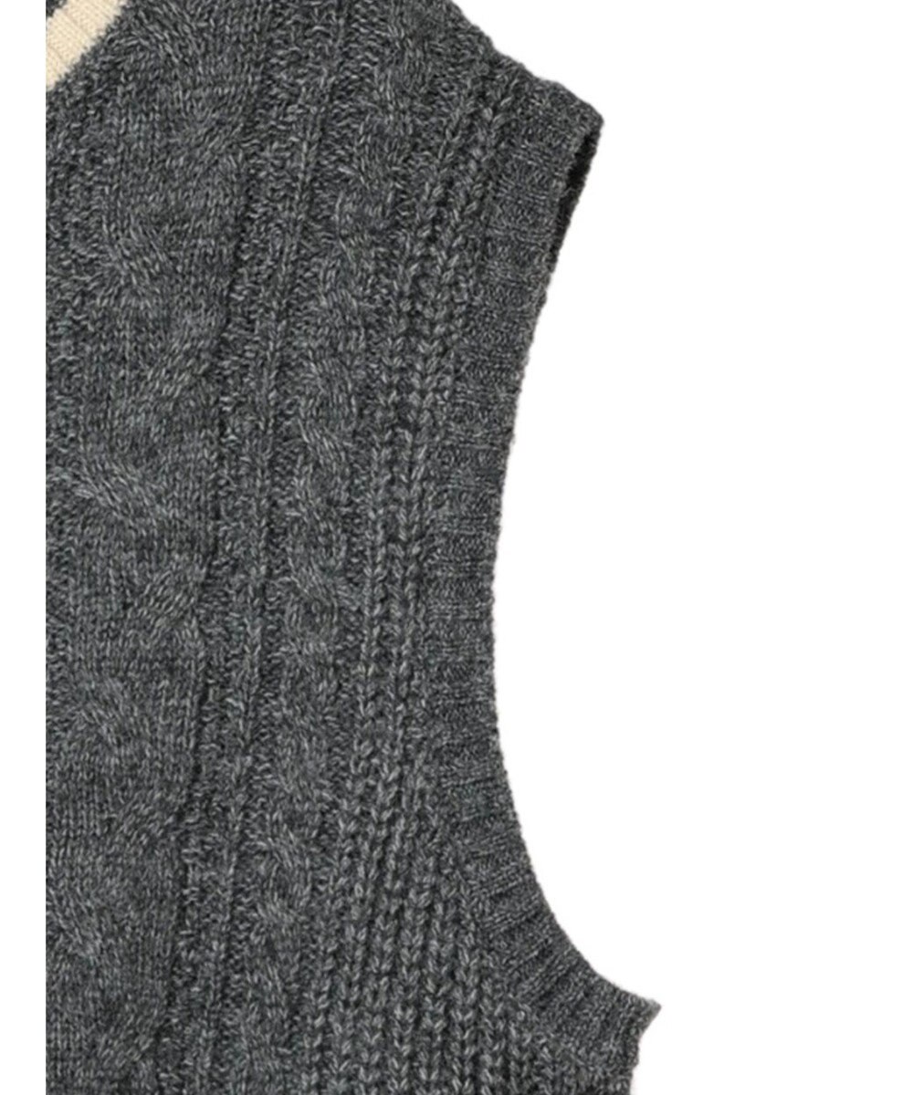 CRAFT STANDARD BOUTIQUE ２ＷＡＹケーブルニットベスト 