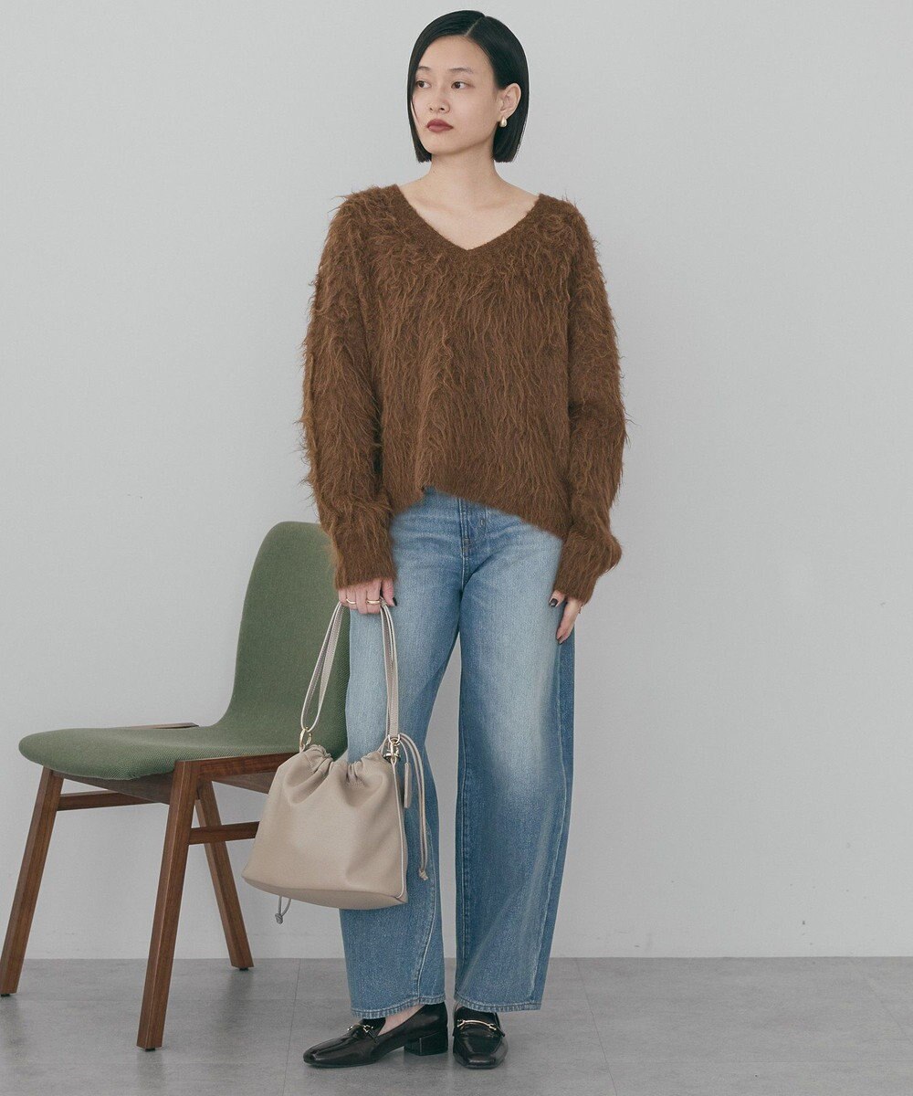 AMERICAN HOLIC 起毛シャギールーズニットプルオーバー 