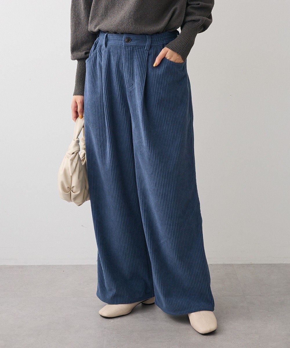 Green Parks 太畝コーデュロイカラーパンツ 